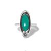 Collar Coreano Niche coldfram Mismo Estilo Forma de Gota Calcedonia Verde para Mujer Lujo Ligero Sensación de Alta Gama Anillo de Ágata Rosa para Mujer