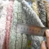 Tecido para Cachecol Suéter de Uso Doméstico Veludo Dupla Face Jacquard de Poliéster Cor Sólida Veludo de Algodão Confortável Listrado Vertical em Estoque