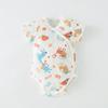 Bolsa de Bebê Roupas Verão Fino Algodão Puro Macacão Recém-Nascido Masculino e Feminino Proteção Barriga Bebê Romper Triângulo