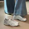 Zapatillas de Entrenamiento Alemanas Transpirables de Malla con Suela Gruesa para Mujer 2026 Nuevo Estilo Retro de Verano Casual Deportivas Zapatos de Papá Tenis Blancos