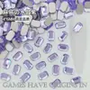 4*6mm Fundo Plano Mahjong Famoso na Internet Série Deslumbrante Vidro de Cristal Irregular Pedras Strass para Unhas Decorações de Unhas Usáveis Atacado