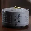Cinzeiro de Areia Roxa WG6Q com Tampa Anti-Cinzas Médio Cerâmica Sala de Estar Escritório Extinção de Fumaça Acessórios Retro para Casa