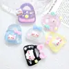 Bolsa Fofa da Kt Acessórios de Resina Grampo de Cabelo Caseiro Chaveiro Porta-Canetas Capa de Celular Fivela de Sapato com Furo DIY Criativo