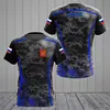 Verão 2023 novo venda direta da fábrica transfronteiriça camiseta masculina de secagem rápida com impressão digital 3D