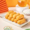 Mismo Estilo que el Popular Pastel de Arroz Glutinoso Rojo Fundido con Relleno de Arroz Pegajoso Aromático del Restaurante de Hot Pot, Snack Frito Semi-Terminado