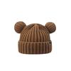 Gorro de Punto con Orejas de Gato para Mujer, Otoño e Invierno, Cálido y Grueso, Protección para las Orejas, Estilo Invierno, Hace que la Cara Parezca Más Pequeña, Gorro de Lana Estilo Ins para Estudiante, Moderno