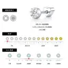 MODIAN Aretes de Cartílago para Oreja con Hilo Corazón de Plata de Ley S925 Moissanita Ultra Brillante para Hombres y Mujeres Estilo Dulce Fresco Pendiente Pequeño