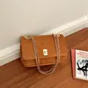 Bolsa Transversal de Ombro Único Retro de Luxo Design Sense Outono/Inverno Bolsa Feminina