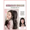 Coleta Postiza para Mujer, Clip Realista, Corona Alta, Estilo Chica Energética, Cabello Rizado Semi-Recogido en Cascada con Mechas, Peluca de Coleta Alta
