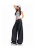 Jeans casuales de pierna ancha estilo retro americano para mujer, versión fina de primavera y otoño 2026, corte holgado, adelgazantes, versátiles, pantalones largos hasta el suelo