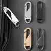 La lengüeta de la cremallera de metal es desmontable para reparación y reemplazo, universal para bolsos, colgantes de cremallera, hebillas y accesorios de ropa