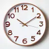 Reloj de Pared para el Hogar de 30CM Reloj Reloj de Pared Montado en Pared Reloj Creativo Reloj de Cuarzo Silencioso Reloj de Pared para Sala de Estar