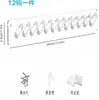 Colgador de Joyería Acrílico Transparente, Estante de Almacenamiento para Collares y Pulseras, Estante Exhibidor Organizador para Habitación de Dormitorio, Estante Exhibidor de Joyería