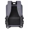 Nova Mochila de Couro com Película Impermeável, Bolsa de Couro, Bolsa de Computador de Negócios da Moda, Bolsa Urbana Simples para Alunos do Ensino Médio