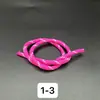 Serie Miu Cuerda Trenzada DIY de 5 mm Cuerda Redonda de Punto de Salto Colorida Cuerda para Bolso Intercolorido Ropa Cinturón Cuerda Sudadera Cordón para Zapatos