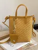 Bolso de Mano Tejido Transfronterizo Bolso Cubo para Mujer 2026 Nuevo Estilo Bolso Cruzado Versátil Exquisito Bolso de Hombro de Moda Bolso para Teléfono