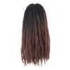 Extensiones de Cabello de Gancho Manual Caterpillar de 18" 26 Raíces Dobladas por la Mitad 52 Raíces Extensiones de Cabello de Gancho Manual Caterpillar Peluca de Fibra Química Caterpillar