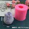 Tulipa Tridimensional e Flor de Osso Decoração Açúcar Chocolate Silicone Molde DIY Gota de Cristal Cola Argila Molde Ovo