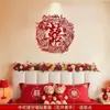 Xifu Decoración para el Hogar Estilo Chino Extra Grande Decoración de Boda con Carácter "Felicidad" para Compromiso y Habitación de Novia, Especial para Sesión de Fotos de Boda, Decoraciones de Papel Recortado de Dragón y Fénix