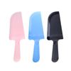 Cubiertos de Plástico, Cuchillo para Pan Desechable, Empaquetado Individualmente, Dentado, Cuchillo para Pastel Negro Mate, Cuchillo para Postre