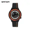 SANDA SANDA Nuevo Reloj Serie Fotógrafo Moda Reloj de Cuarzo Resistente al Agua Correa de Hombre Reloj Fresco Estilo Coreano