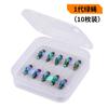 Set de Moscas de Pesca Verdes, Señuelo de Insecto Simulado, Micro Señuelo para Pesca con Mosca, Anzuelo Nano para Mosca, Anzuelo de Pesca Transfronterizo
