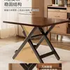 Mesa pequeña, mesa plegable, mesa de comedor para uso doméstico, mesa redonda sencilla para viviendas de alquiler, mesa portátil para exteriores para instalar puestos y comer
