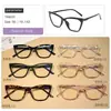 Gafas de Marco Completo Estilo Nuevo 2023 para Miopía, Armazón Cuadrado Grande Negro, Lentes Planos Transparentes, Gafas Anti-Luz Azul