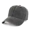 Boné de Baseball de Algodão Lavado com Bordado Transfronteiriço e Personalização de Logotipo Impresso, Boné de Baseball Vintage de Brim Europeu e Americano para Verão Atacado