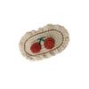 Horquilla otoño e invierno lana tejida horquilla femenina Red ins Corea del Sur Cereza pinza BB cabello suelto flequillo clip temperamento clip lateral