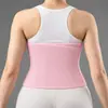 Nuevo cinturón de cintura plateado, moderno y absorbente de sudor para mujer, adecuado para correr, ejercicio, fitness, yoga y modelado de cintura
