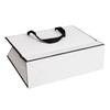 Bolsa de Papel Blanco Bolso de Mano de Cartón Blanco Venta al por Mayor Bolsa de Regalo Papel Tienda de Ropa Tienda de Juguetes Joyería Bolsa de Compras