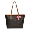 Bolsa grande popular deste ano feminina 2025 nova moda estudantes universitários bolsa de aula primavera grande capacidade bolsa tote contrastante