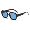 Gafas de sol de moda retro europeas y americanas transfronterizas para hombre y mujer, gafas de sol de doble haz con montura grande y combinables, gafas de sol con estampado de leopardo S24084
