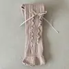 Leggings para Niña para Primavera y Otoño, Leggings Finos de Nueve Puntos con Lazo, Medias de Encaje Dulces Estilo Princesa para Bebé