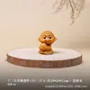 Versión Q Lindos Doce Animales del Zodiaco Pieza de Mano Madera Maciza Madera de Tuya Talla de Madera Animal Portátil Pequeño Adorno Wenwan de Mano