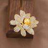 Broche de loto elegante para mujer, diseño de sentido avanzado, ramillete, moderno broche para chaqueta, suéter, accesorio de ropa, regalo