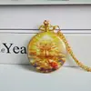 Relógio de Bolso Koi da Sorte Lótus Moda Flip Quartz Acessórios Relógio Comemorativo Masculino e Feminino Fábrica de Relógios Atacado