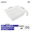 Fabricante Placa Cuadrada de Plástico Placa Rectangular Plana de Plástico Caja de Almacenamiento de Herramientas y Piezas Caja de Volteo Fruta y Verdura Alimento