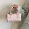 Bolso de Mano Estilo Coreano Moda Almohada 2026 Nuevo Verano Versátil Retro Bolso Cruzado Texturizado Elegante Bolso Cilindro Redondo