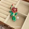 Lujo Ligero, Personalizado, Broche de Mariposa Resistente Totalmente Incrustado de Diamantes, Moda de Alta Gama, Retro, Exquisito y de Alta Gama, Broche Versátil