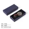 Caja de embalaje para reloj con tapa y base de esponja, caja rectangular para reloj, caja de regalo multicolor simple para reloj y joyería