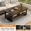 Mesa lateral de sofá pequeño apartamento sala de estar uso doméstico simple moderno casa de alquiler mesa de uso cuadrado pequeño creativo mesa de café pequeña