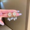 Brincos Vintage Agulha de Prata Nicho Luxo Acessível Brincos High-End Brincos Elegantes Atacado Feminino Atacado de Fábrica