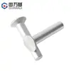 Remaches de Cabeza Avellanada de Cobre Gb869 Tipo Percusión Cabeza Plana Cabeza Cónica Plana Remaches Sólidos Remaches de Cobre M2M3M4M5M6M8