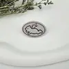 Parche decorativo de cuero de microfibra DIY original cosido a mano accesorios para prendas de vestir accesorios de tela para chaleco de mascota marca registrada