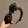 Diadema Negra con Lazo para Mujer, Diseño de Corona Alta, Nuevo Modelo 2026, Uso Diario, Diadema para Lavarse la Cara con Dientes, Pinza para el Cabello, Accesorio para el Cabello