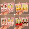 Pinzas para Orejas de Niña Estilo Nuevo Brillantes Lindos Dibujos Animados Perforación de Oreja Pendientes de Princesa Pendientes Personalizados Pendientes para Niña Accesorios