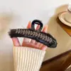 Pinza para el Cabello con Estampado de Leopardo y Flores Estilo Francés, Tamaño Grande y Mediano, Nuevo Modelo 2026, Pinza de Tiburón de Moda de Alta Gama para Recogidos en la Parte Trasera de la Cabeza