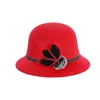 Sombreros de Piel Sintética de Visón para Otoño e Invierno para Personas de Mediana Edad y Mayores, Sombreros Tipo Cubo Elegantes y con Estilo, Sombreros de Moda Cálidos y Casuales